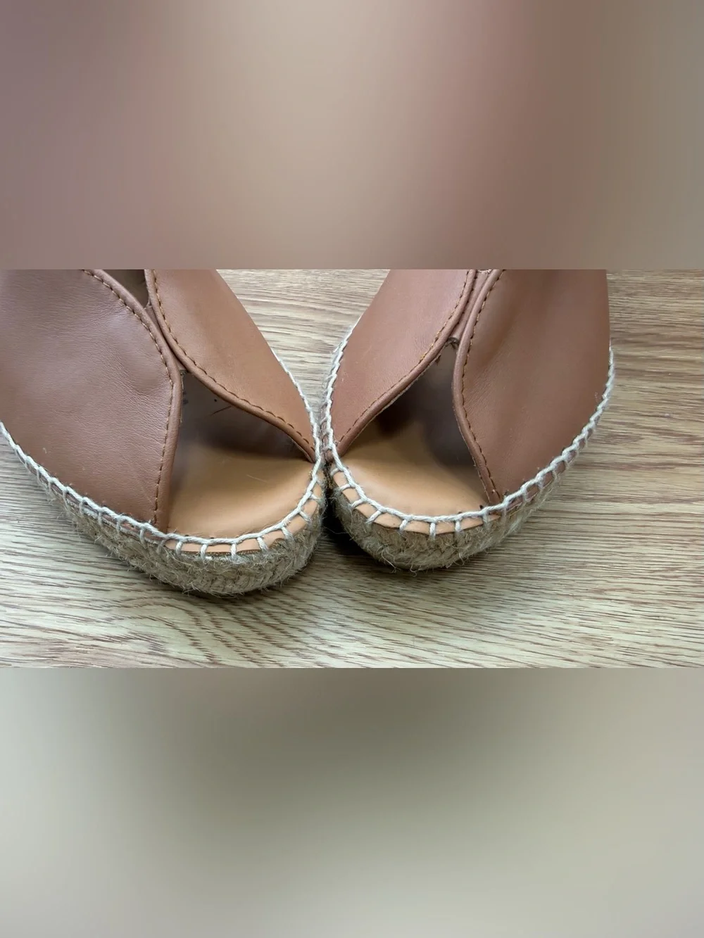Toni Pons Wedge Bernia-P Tan Leather Espadrilles